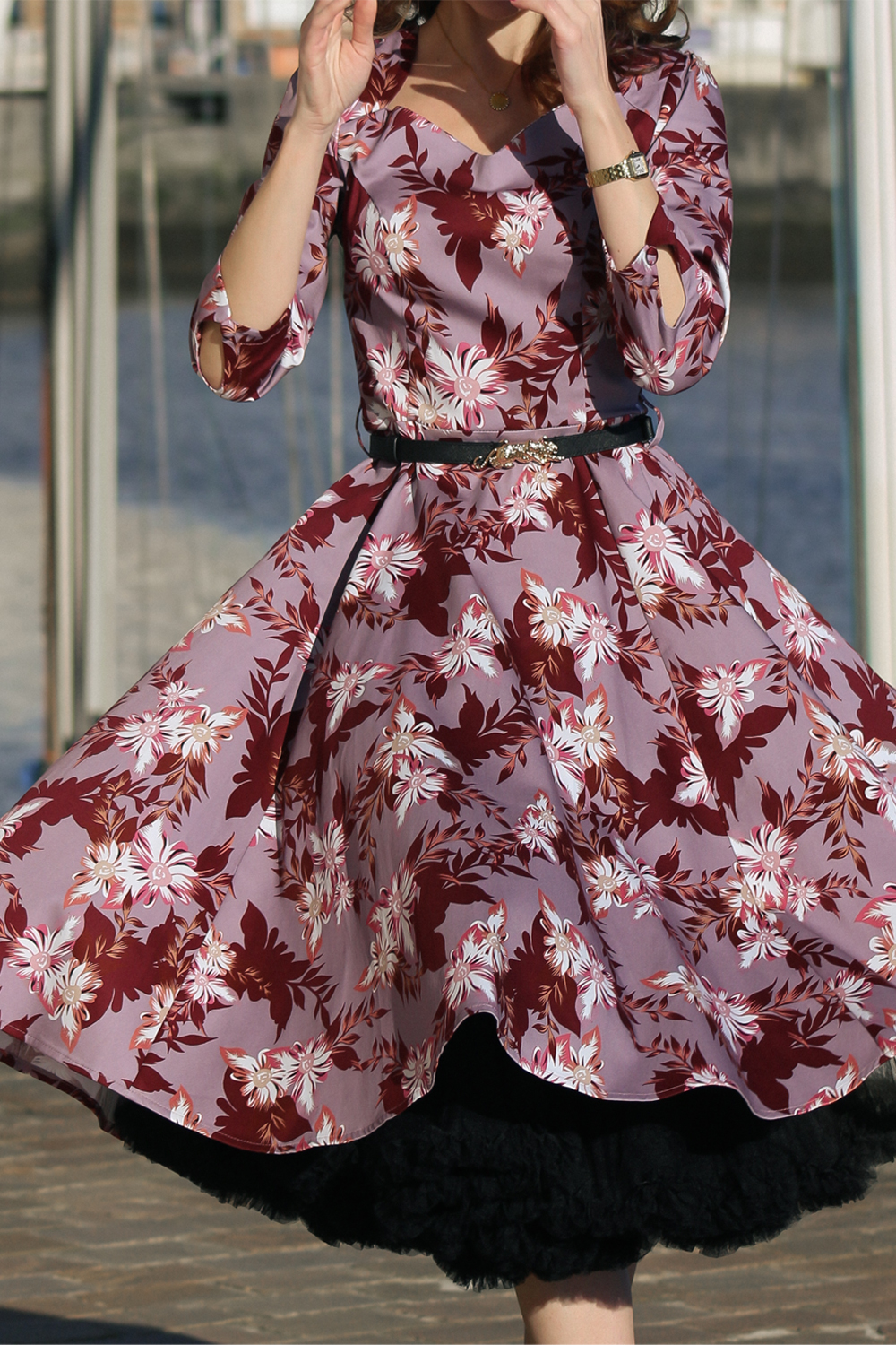 Mariana Floral Swing Dress